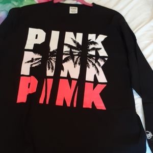 VS Pink long sleeve T-shirt.